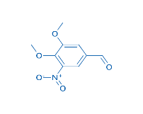 Structure of 3,4-Dimethoxy-5-nitrobenzaldehyde