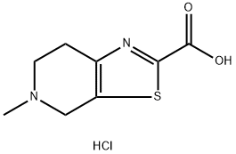 Structure of 5-Methyl-4,5,6,7-tetrahydrothiazolo[5,4-c]pyridine-2-carboxylic Acid Hydrochloride.